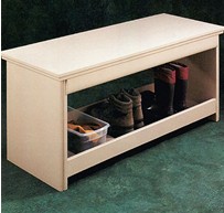 Free Project Plans for a DIY Boot Storage Bench