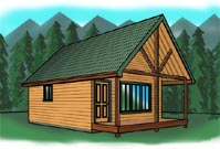 Free Log-Sided Cabin Plans