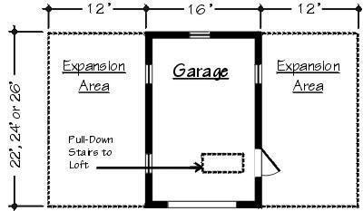 Oakville Garage and Workshop Floor Plan