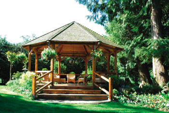 Wooden Backyard Gazebo