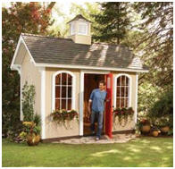 Wooden Shed: 10 x 12 gambrel shed plans handyman connection Info