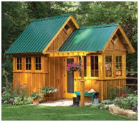 ... shed and gardener's potting shed in one. Download the plans and read