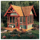Victorian Screen House - Free DIY Project Plans