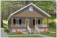 Front House Design on Cottage Front Porch Design     Voobay Homes   One Search  All Homes