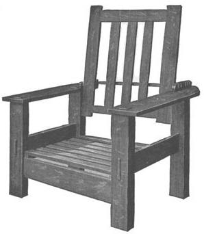 Mission Style Morris Chair