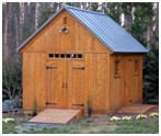 Barn Style Gable Roof Shed Blueprints