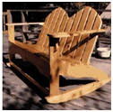 Adirondack Two-Seat Rocking Chair Project Plans