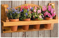 Do It Yourself Flower Pot Shelf Plans