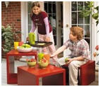 Build Stacking Patio Tables and Chairs