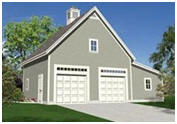 Free Two-Car Garage Plans with Workshop and Loft