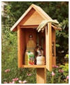 Garden Post Small Tool Storage Box
