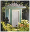 6'x6' Hip Roof Tool Shed
