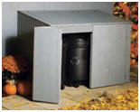 Do It Yourself Garbage Can Shelter