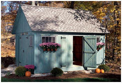 This shed It isn't just practical, spacious and sturdy. It's also 
