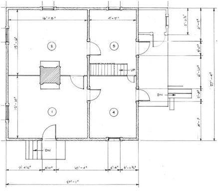 Floor Plan - 1808 Florida Cottage