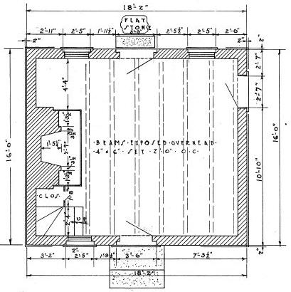 1827 Brick Cottage Ground Floor Plan