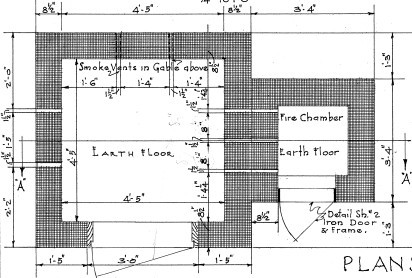 1825 Brick Smokehouse Floor Plan