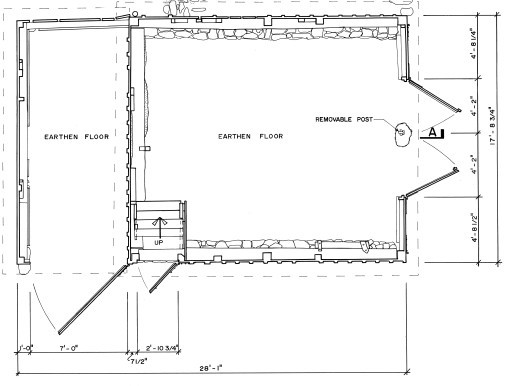 19th Century Wagon Barn Floor Plan