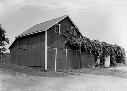 19th Century Wooden Wagon Barn