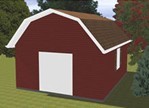 Barn Style Small Tractor Barn