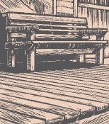 Redwood Deck and Bench Drawing