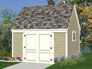 Traditional All-Purpose Storage Shed