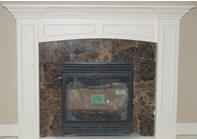 Wooden Fireplace Mantle
