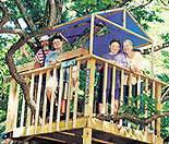Treehouse Plans with Canvas Roof