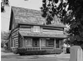 Old Time Log Cabin Photo
