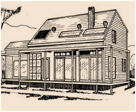 Free Passive Solar Home Designs for the Southern United States at BuildItSolar.com - Download any of thirteen design studies for passive solar, super insulated and earth-bermed homes that were planned for construction in the South.