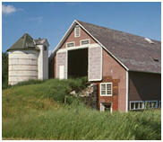 Endfield New Hampshire Shaker Community Dairy Barn - Photo from the Historic American Buildings Survey