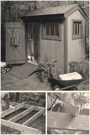 Free Plans for a Super Garden Tool Shed from Popular 