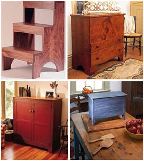 Shaker Style Furniture Plans : Free Plans for Classic American Designs 