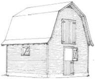 Free Mini Barn Plans Free blueprints for tiny barn-style buildings 