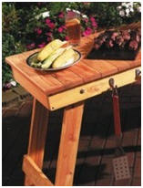 Free DIY Barbecue Furniture Project Plans and Building Guides � Download a bunch of free projects for wooden furniture that�s perfect for your cook outs. Photo: A do-it-yourself folding grill table from BirdsAndBlooms.com
