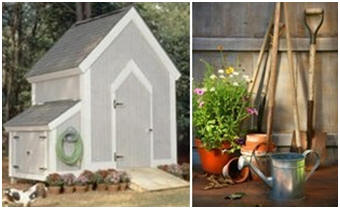 all of your garden tools? There are a bunch of free garden shed plans 