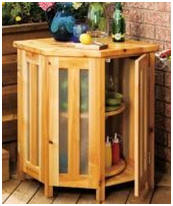 Free DIY Barbecue Furniture Project Plans and Building Guides � Download a bunch of free projects for wooden furniture that�s perfect for your cook outs. Photo by Roger Yip: A do-it-yourself outdoor food service island from CanadianHomeWorkshop.com