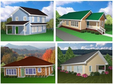 Free Plan Book with 12 Affordable Passive Solar Home Designs from Appalachian State University - Download your free copy of this 59 page book for design ideas and practical, energy efficient construction details for your next home.