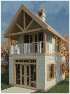 Free Cabin Plans from HousePlanArchitect.com