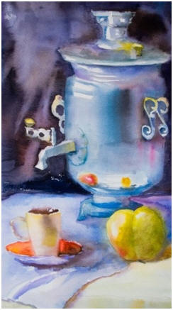 Enjoy painting still life scenes and flowers with watercolors. Click to follow easy, free lessons and demonstrations