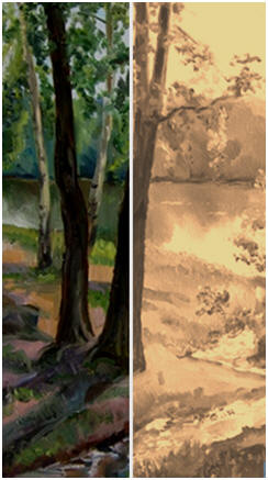 Paint Like The Masters! Learn how to use underpaintings to get your oil or acrylic paintings started right. Click to follow free online lessons by talented artists.